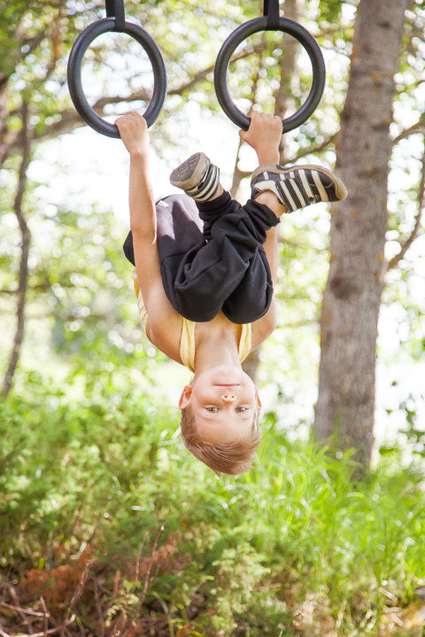 Plastic gymnastic rings