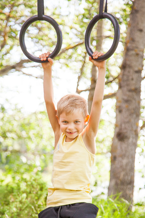 Plastic gymnastic rings