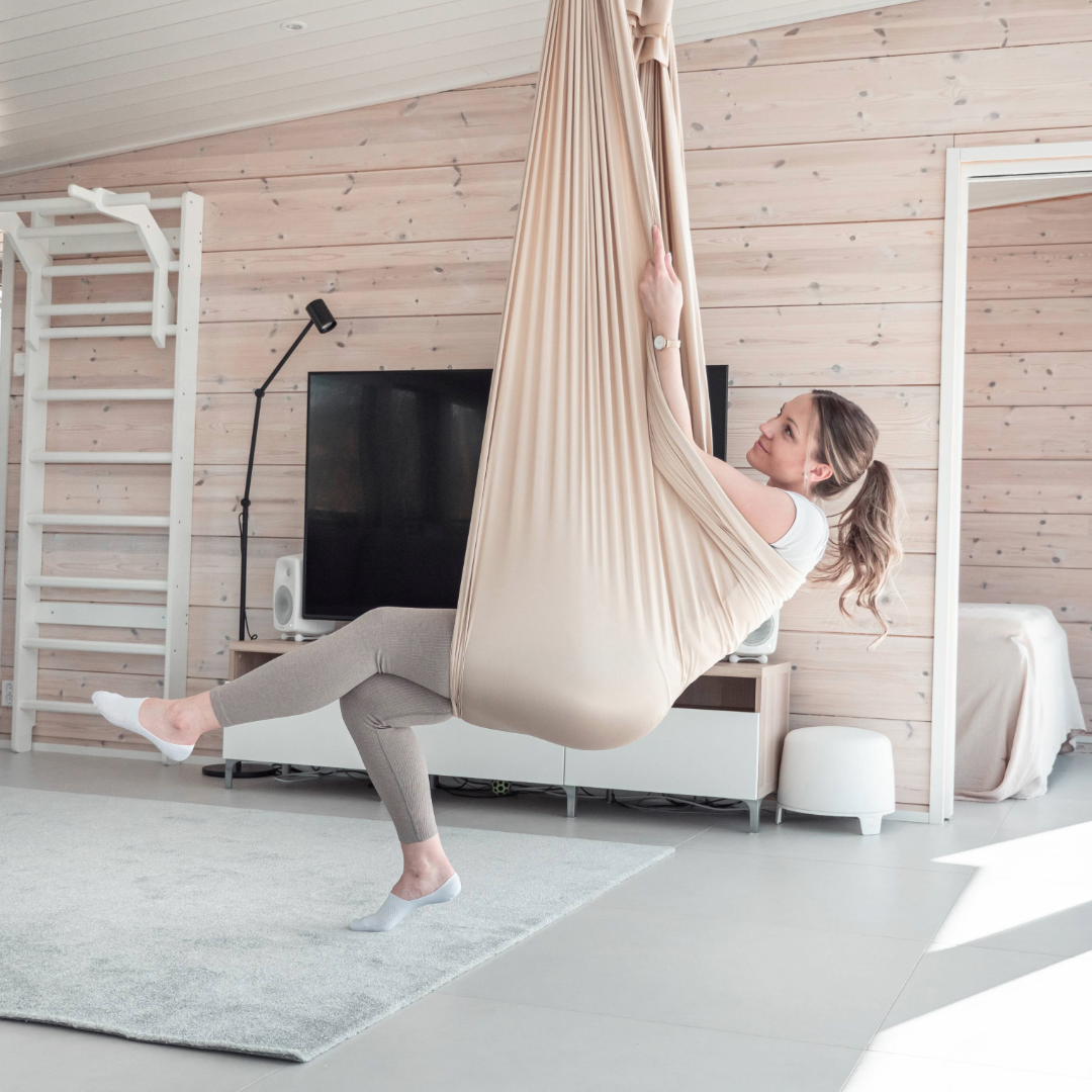 Aerial yoga hammock