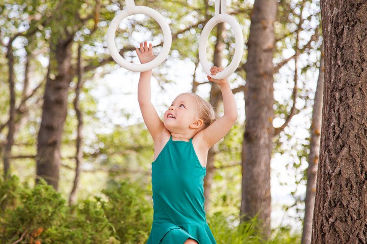 Plastic gymnastic rings